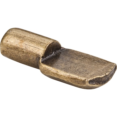 Hardware Resources Antique Brass 1/4" Spoon Shelf Support 1206AB